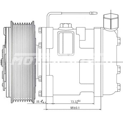 Компрессор RC-U0801 MOTORCOOL